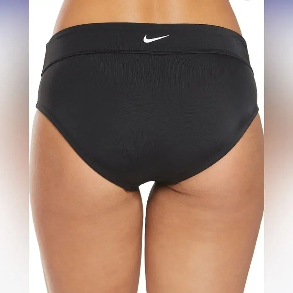 Nike Black Essential Full Bikini Bottom Size Extra Large XL